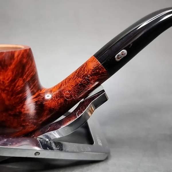 Chacom Centenaire Smooth Bent Billiard Estate Briar Pipe, Unsmoked - Image 5