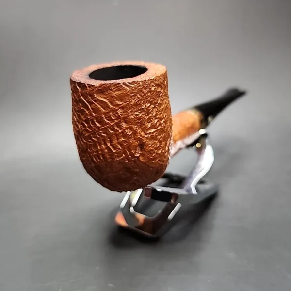 Novelli Sandblasted Billiard Estate Briar Pipe, Italian Estates - Image 5