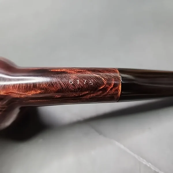 Barling Garnet Grain 6175 Smooth Billiard Estate Briar Pipe, English Estates - Image 5