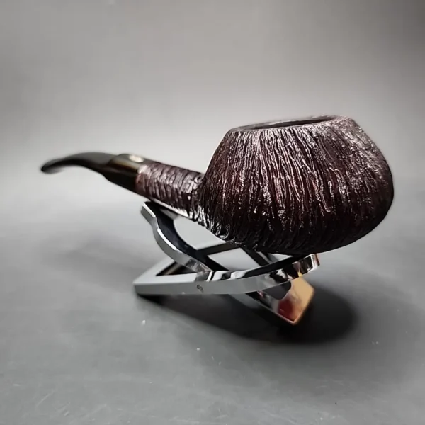 GBD Colossus Rockroot 9643 Rusticated Diplomat Estate Briar Pipe, English Estates - Image 5