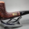 Savinelli Collection 1989 Sandblasted Panel Estate Briar Pipe, Italian Estates - Image 5
