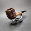 Castello Sea Rock Briar Rusticated Zulu Estate Briar Pipe, Italian Estates - Image 5
