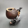 Petr Pohludka Sandblasted Ball Estate Briar Pipe, 9mm, Unsmoked - Image 5
