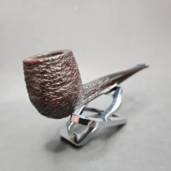 Wilshire Three Dots Rusticated Billiard Estate Briar Pipe, Swiss Estates - Image 5