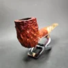 Savinelli Estella 101 Rusticated Billiard Estate Briar Pipe, Unsmoked - Image 6