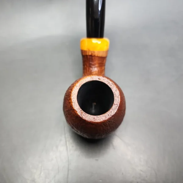 Volkan Calypso Sandblasted Brandy Estate Briar Pipe, Italian Estates - Image 6