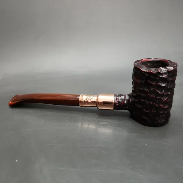Peterson 2024 Christmas Pipe 701 Rusticated Poker Briar Pipe, FT, New - Image 6