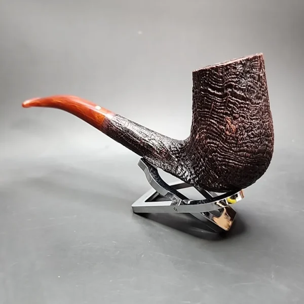 2002 JT Cooke Sandblasted Dunhill LC Estate Briar Pipe, American Estates - Image 6