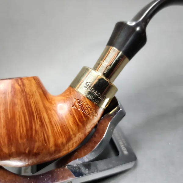 Peterson 03S Gold Spigot Bent Apple Estate Briar Pipe, Irish Estates - Image 6