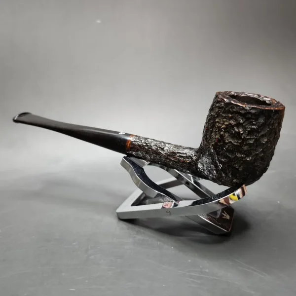 Astleys Rusticated Lightweight Billiard Estate Briar Pipe, English Estates - Image 6