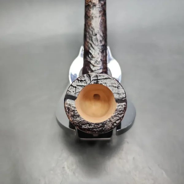 Mastro Geppetto by Ser Jacopo Sandblasted Lumberman Estate Briar Pipe, Unsmoked - Image 6