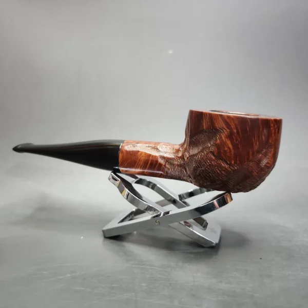 Custombilt Rusticated Pot Estate Briar Pipe, American Estates - Image 6