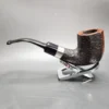 Ferndown Bark 3 Star Panel Bent Billiard Estate Briar Pipe, English Estates - Image 6