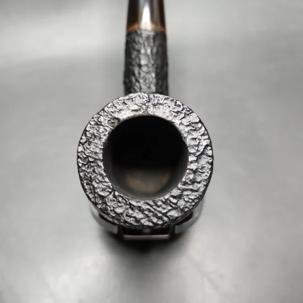 Reuben Era Charatan's Make 42 Large Sandblasted Billiard Estate Briar Pipe, English Estates - Image 6