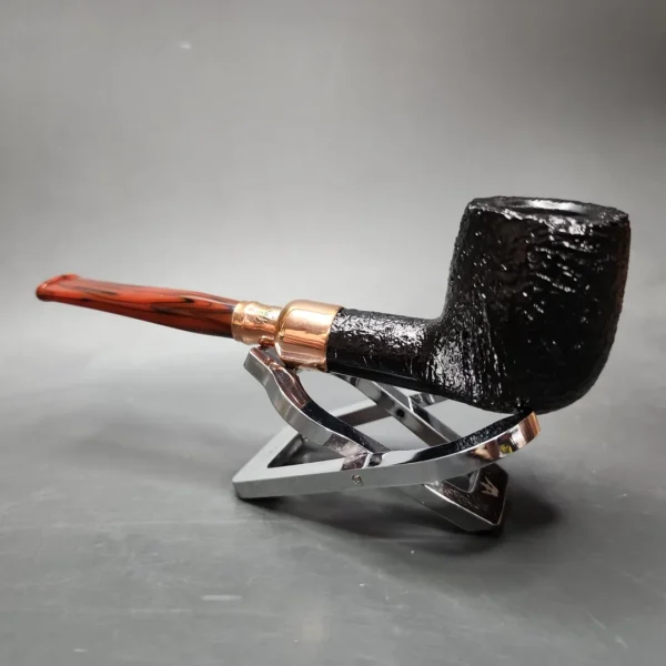 Peterson 2024 Christmas Pipe 102 Sandblasted Billiard Briar Pipe, FT, New - Image 6