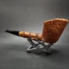 Radice Silk Cut G Sandblasted Dublin w/ Faux Bamboo Estate Briar Pipe, Italian Estates - Image 6