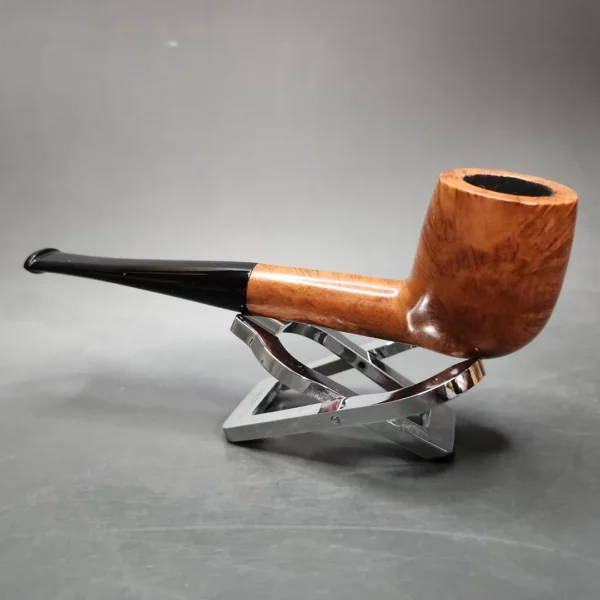 MT Natural Smooth Straight Billiard Estate Briar Pipe, Dutch Estates - Image 6