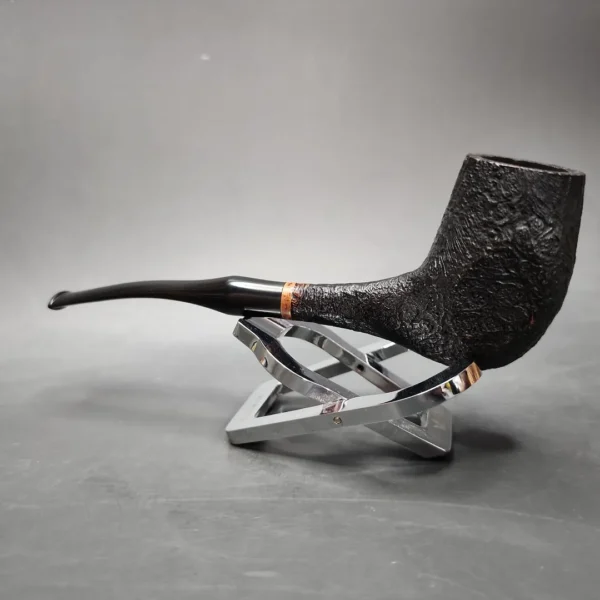 Kriswill Chief Sandblasted Pickaxe Estate Briar Pipe, Danish Estates - Image 6