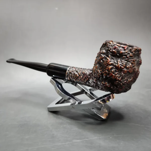 Castello Sea Rock SB 23F Rusticated Apple Estate Briar Pipe, Italian Estates - Image 6
