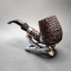 Adsorba by Gigi Rusticated Bent Brandy Estate Briar Pipe, Unsmoked, 9mm - Image 6