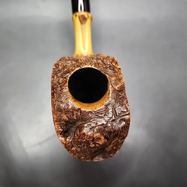 De La Warr Magnum Bamboo Freehand Estate Briar Pipe, Other Estates - Image 6