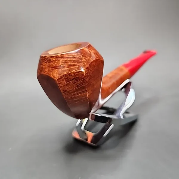 Mastro Geppetto Liscia Smooth Panel Rhodesian Estate Briar Pipe, Unsmoked - Image 6