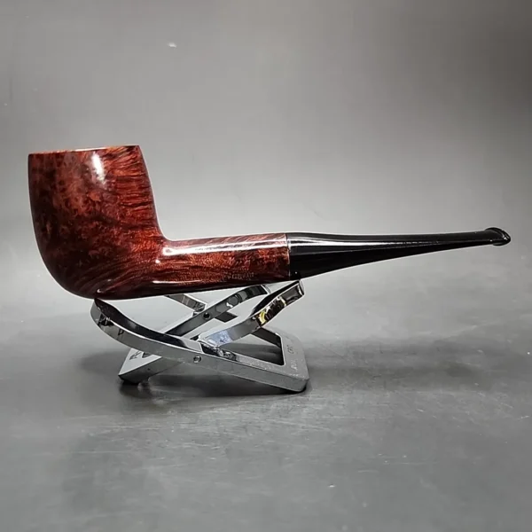 Barling Garnet Grain 6175 Smooth Billiard Estate Briar Pipe, English Estates - Image 6