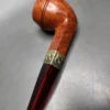 Pre-Kaywoodie KBB Blue Line Bakelite Bulldog Estate Briar Pipe, Unsmoked - Image 6
