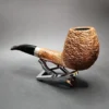 Savinelli Linea Piu 5 Rusticated Brandy Estate Briar Pipe, Italian Estates - Image 6