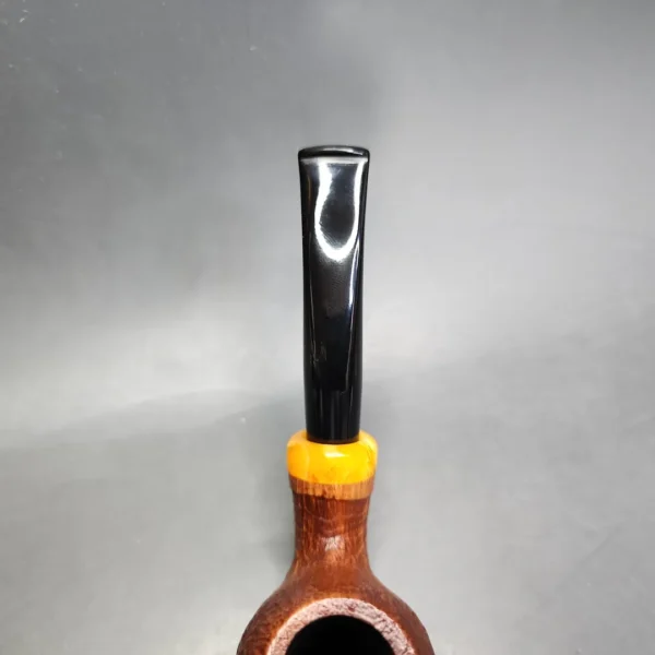Volkan Calypso Sandblasted Brandy Estate Briar Pipe, Italian Estates - Image 7
