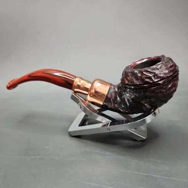 Peterson 2024 Christmas Pipe 999 Rusticated Rhodesian Briar Pipe, FT, New - Image 7