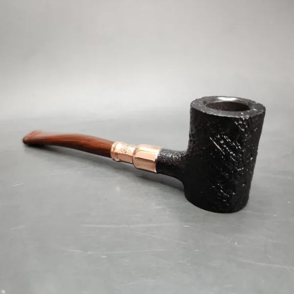 Peterson Christmas Pipe 2024 701 Sandblasted Poker Briar Pipe, FT, New - Image 7