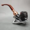 Peterson 2024 Christmas Pipe 221 Sandblasted Bent Billiard Briar Pipe, FT, New - Image 7