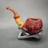 Xin Li Sandblasted Scoop Handmade Briar Pipe, New - Image 7