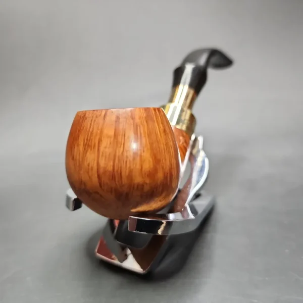 Peterson 03S Gold Spigot Bent Apple Estate Briar Pipe, Irish Estates - Image 7