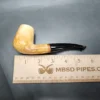 MBSD Meerschaum Deluxe Brandy Block Meerschaum Pipe, Briar-Mortise - Image 7