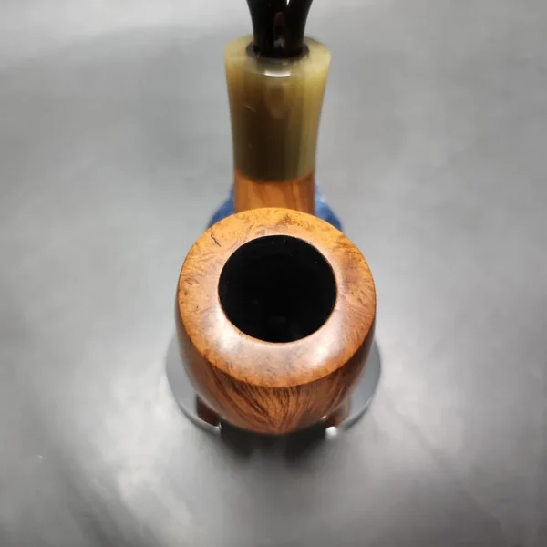Savinelli Nonpareil 9614 Smooth Oom Paul Estate Briar Pipe, Italian Estates - Image 7