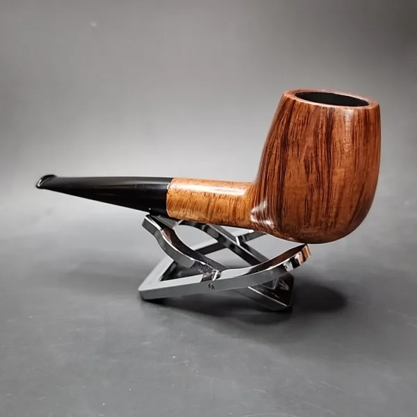 WO Larsen Straight Grain Pearl Smooth Brandy Estate Briar Pipe, Danish Estates - Image 7