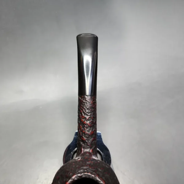 Bari Squash 7842 Sandblasted Rhodesian Estate Briar Pipe, Danish Estates - Image 7