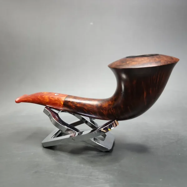 2002 JT Cooke Smooth Horn Estate Briar Pipe, American Estates - Image 6
