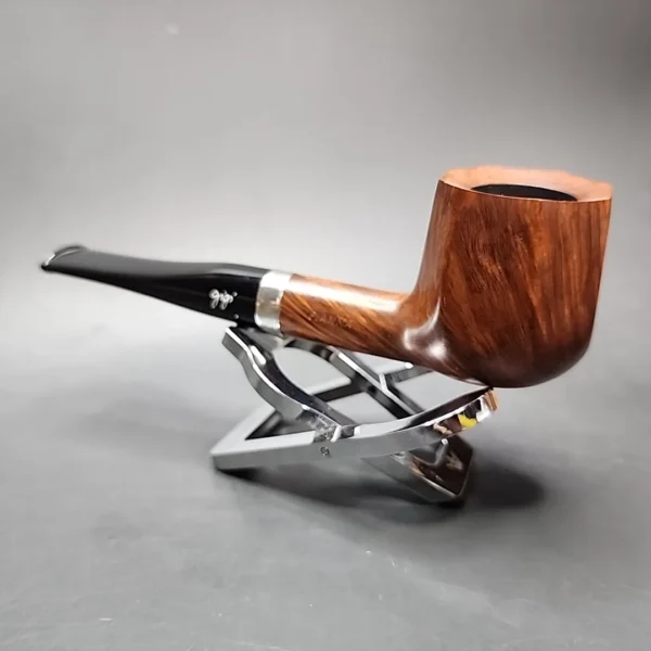 Gigi Fiamma Smooth Panel Billiard Estate Briar Pipe, Unsmoked, 9mm - Image 7