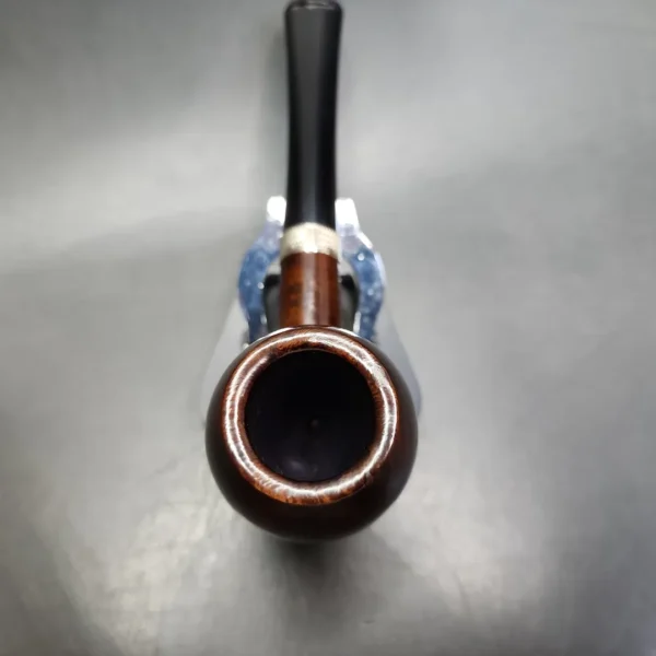 Jacobean Original by Les Wood, Smooth Apple Estate Briar Pipe, Unsmoked - Image 7