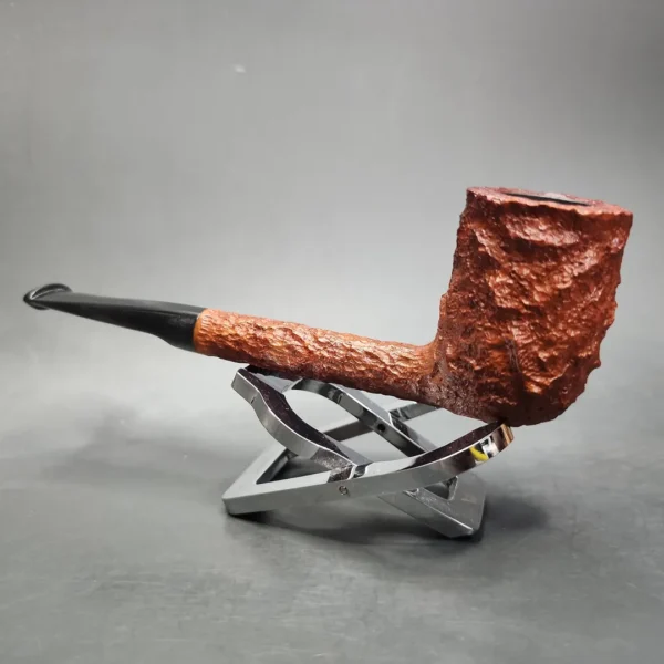 Savinelli Estella 704 KS Rusticated Billiard Estate Briar Pipe, Unsmoked - Image 7