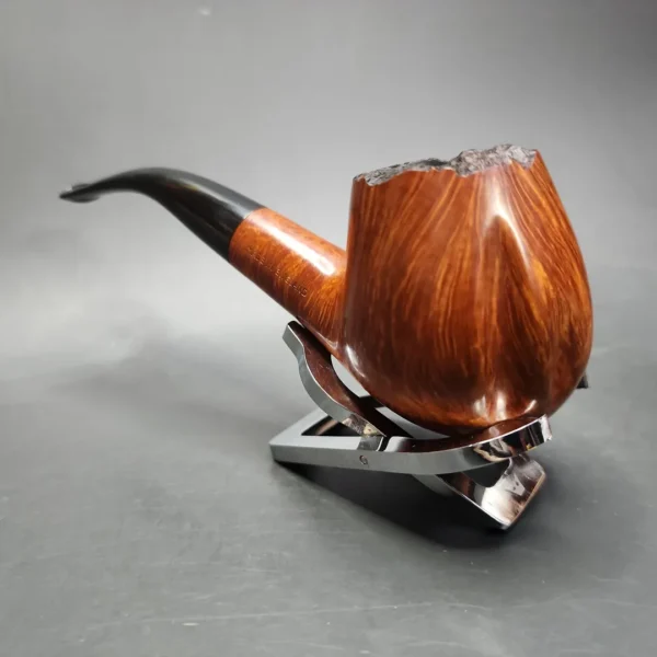 Willmer AAA Straight Grain Bent Apple Estate Briar Pipe, English Estates - Image 7