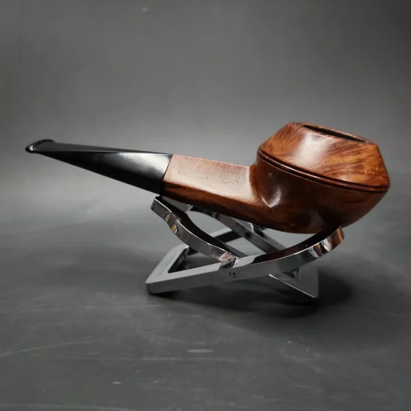 1960 Dunhill Root Briar O Squat Bulldog Estate Briar Pipe, English Estates - Image 7