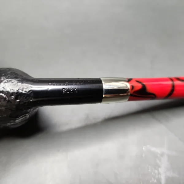 Peterson 2024 Halloween Pipe Sandblasted Billiard Briar Pipe, New - Image 7