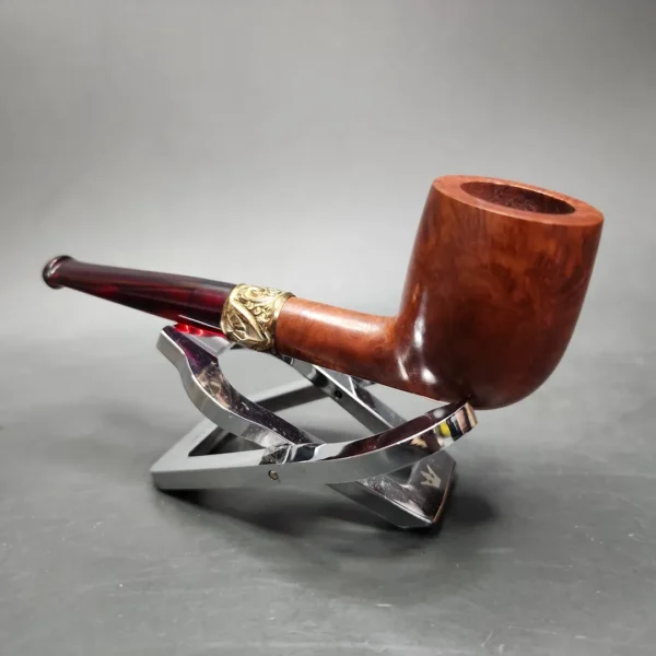 Pre-Kaywoodie KBB Blue Line Bakelite Billiard Estate Briar Pipe, Unsmoked - Image 7