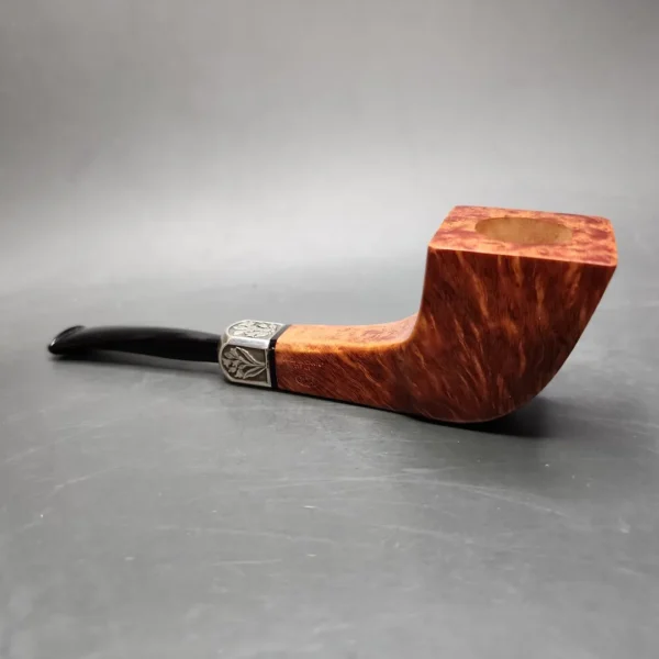 1995 Castello Limited Edition Trademark Smooth Panel Zulu Estate Briar Pipe, Unsmoked - Image 7