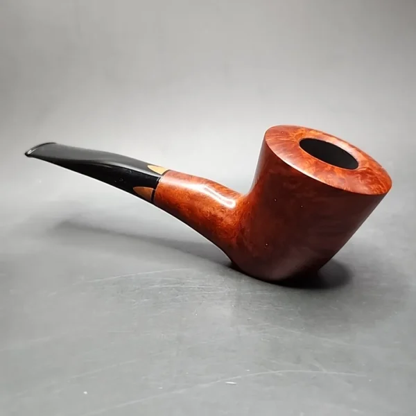 Vauen by Barontini Smooth Hawkbill Estate Briar Pipe, Unsmoked, 9mm - Image 7