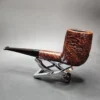 1961 Dunhill Shell Briar ODA 835 Billiard Estate Briar Pipe, English Estates - Image 7